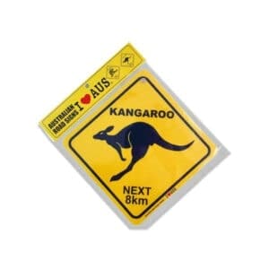 australian kangaroo road sign large
