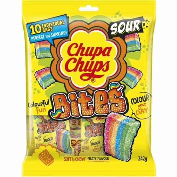 chupa chups sour bites share pack 10 pack