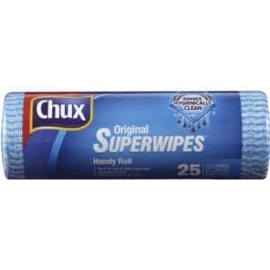 chux original superwipes roll 25 pack