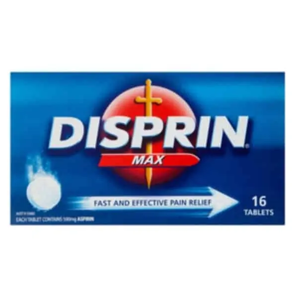 disprin max pain relief dispersible tablets 500mg aspirin