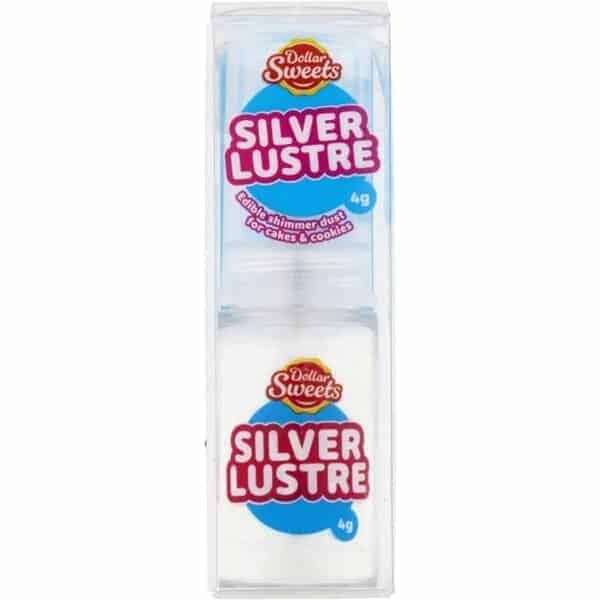 dollar sweets silver lustre shimmer spray 4g