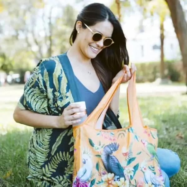 foldable shopper bag floral paradiso2