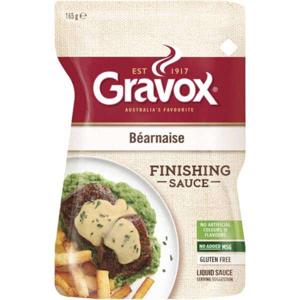 gravox bearnaise sauce finishing sauce 165g