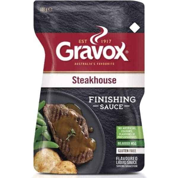 gravox finishing sauce steakhouse 160g