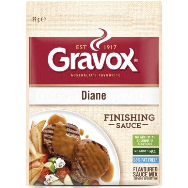 gravox gravy liquid diane sauce 29g