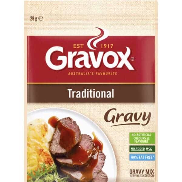 gravox gravy traditional 29g