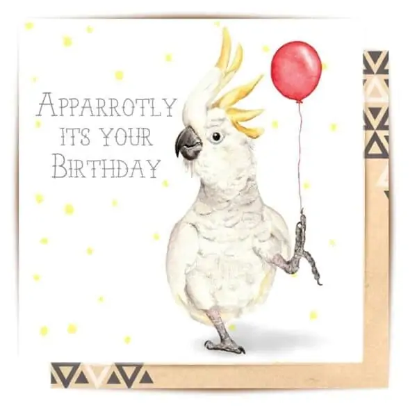 greeting card apparrotly its your birthday1