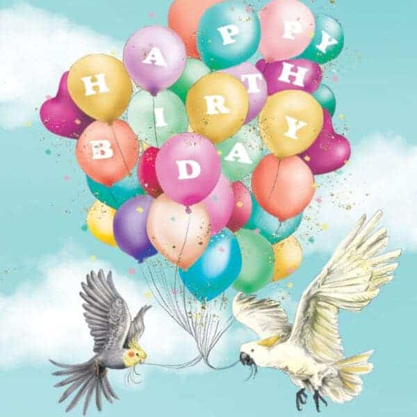 greeting card bird birthday balloons 3