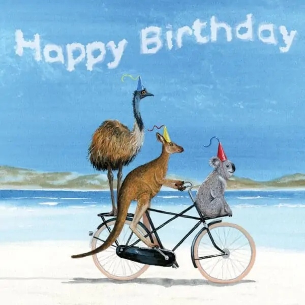 greeting card birthday beach bike3