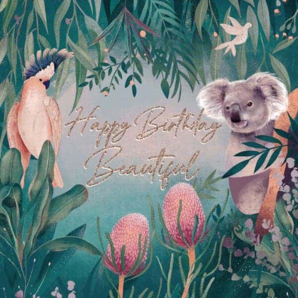 greeting card happy birthday beautiful australiana3