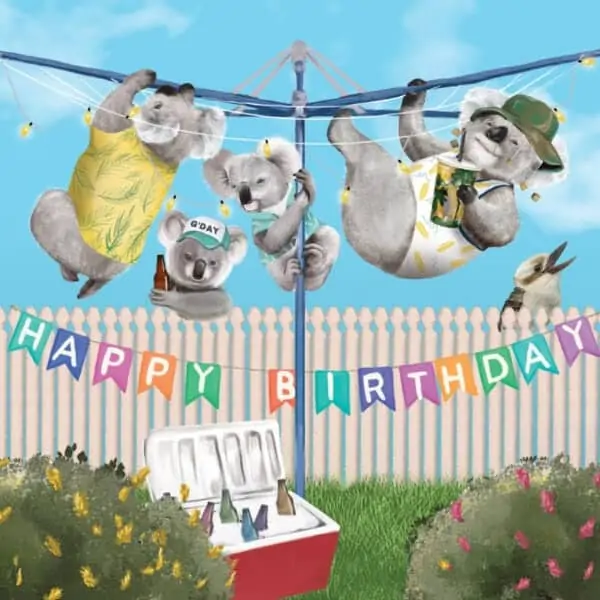 greeting card hillshoist koalas3