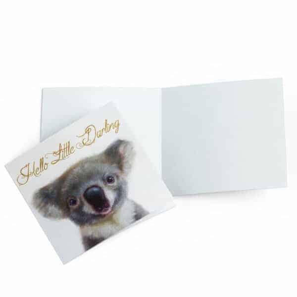 greeting card little darling koala2