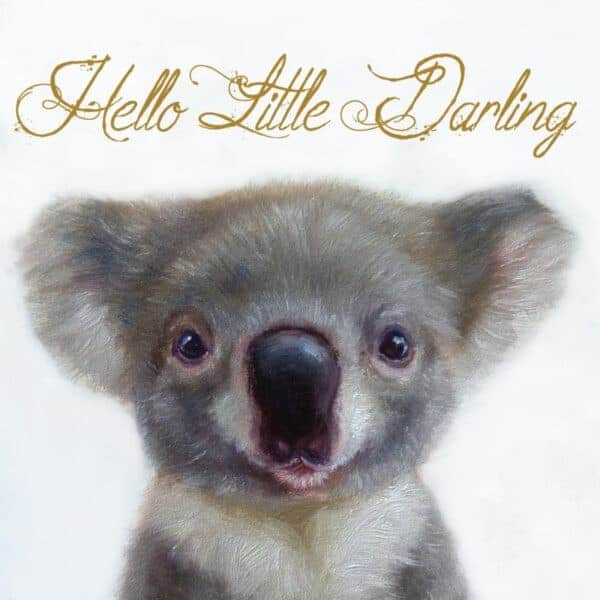 greeting card little darling koala3