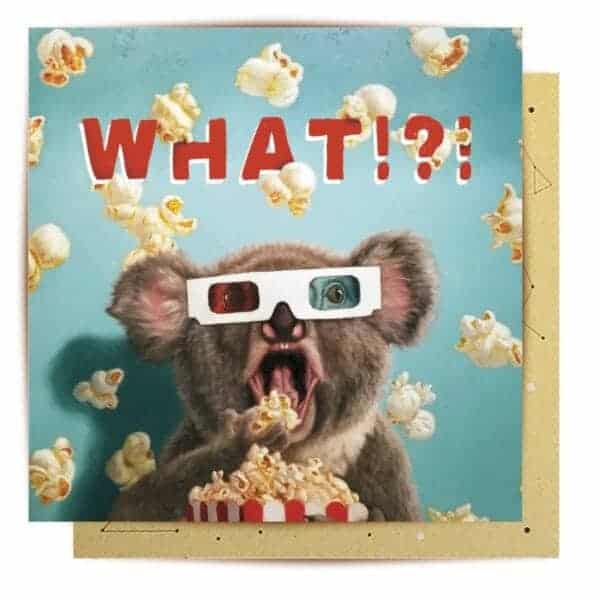 greeting card popcorn koala1
