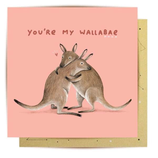 greeting card wallabae1