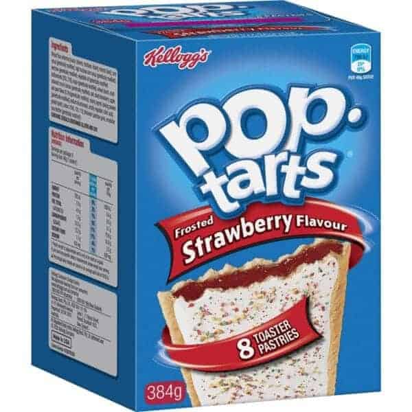 kellogg pop tarts frosted strawberry 8 pack