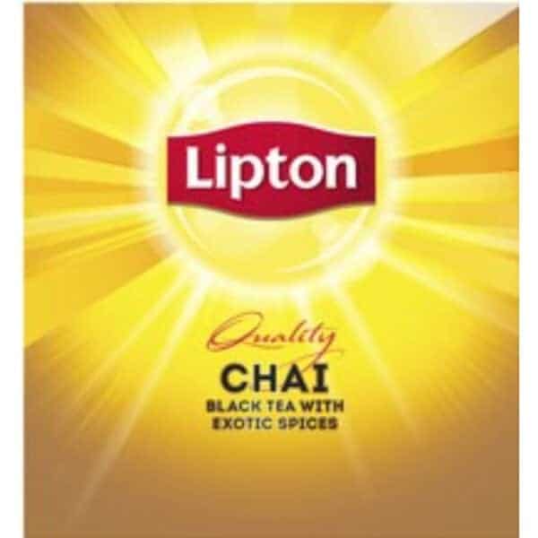 lipton chai black tea with exotic spices tea bags