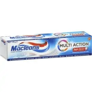 macleans toothpaste multi action original fluoride 170g