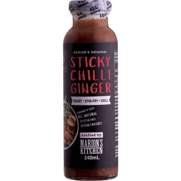 marion kitchen sticky chilli ginger 240ml