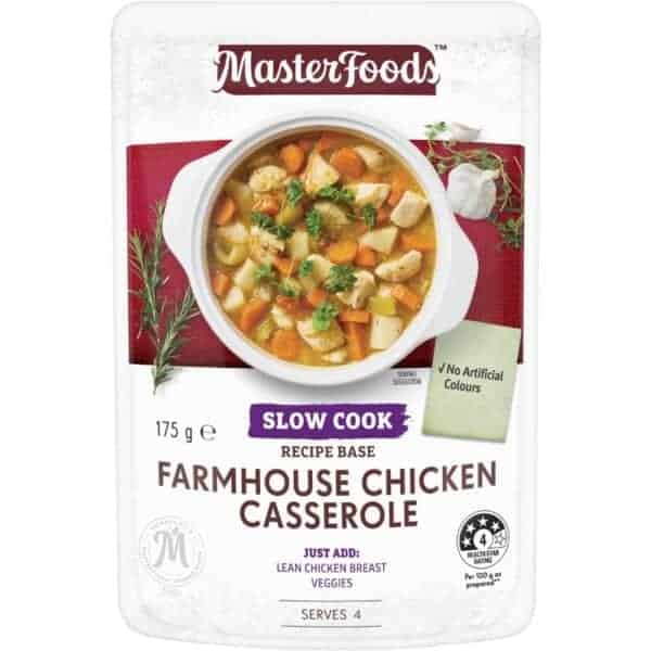 masterfoods chicken casserole slow cook recipe base 175g