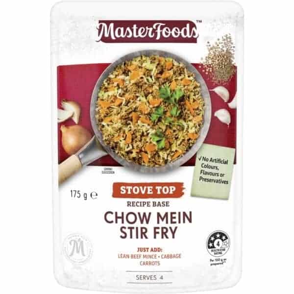 masterfoods chow mein recipe base 175g