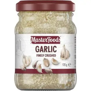 masterfoods finely crushed garlic 170g