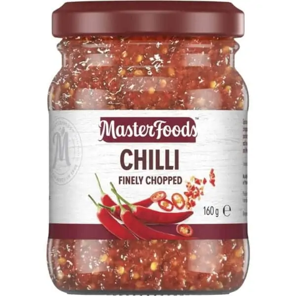 masterfoods freshly chopped chilli 160g