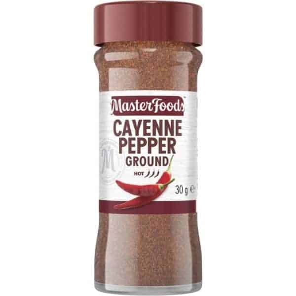 masterfoods ground cayenne pepper 30g