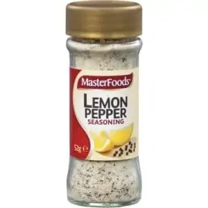 masterfoods lemon pepper seasoning 52g