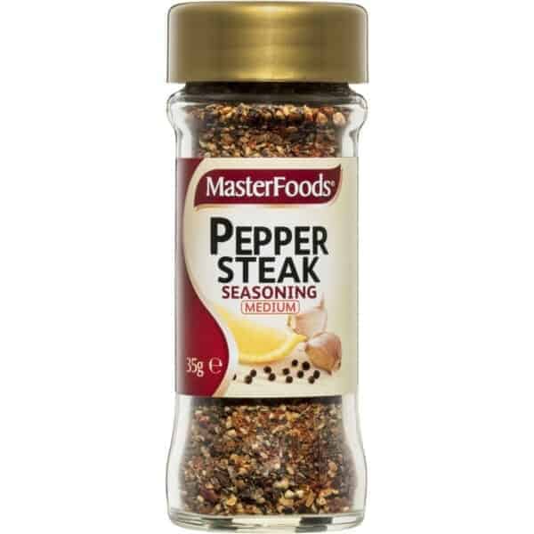 masterfoods pepper steak seasoning 30g