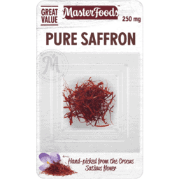 masterfoods pure saffron 250mg