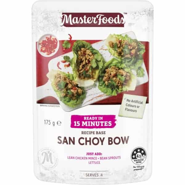 masterfoods san choy bow recipe base 175g