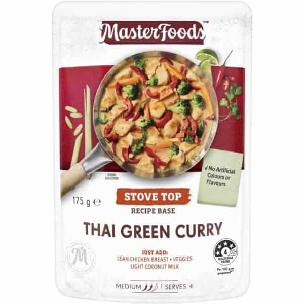 masterfoods thai green curry recipe base 175g