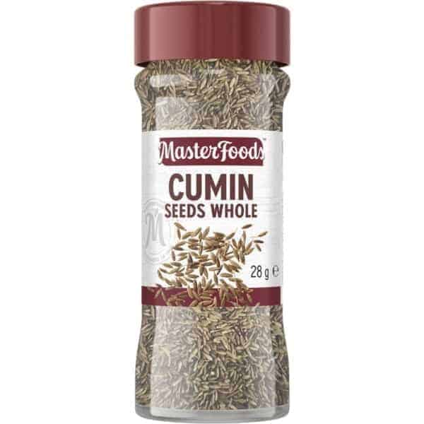 masterfoods whole cumin seed 28g