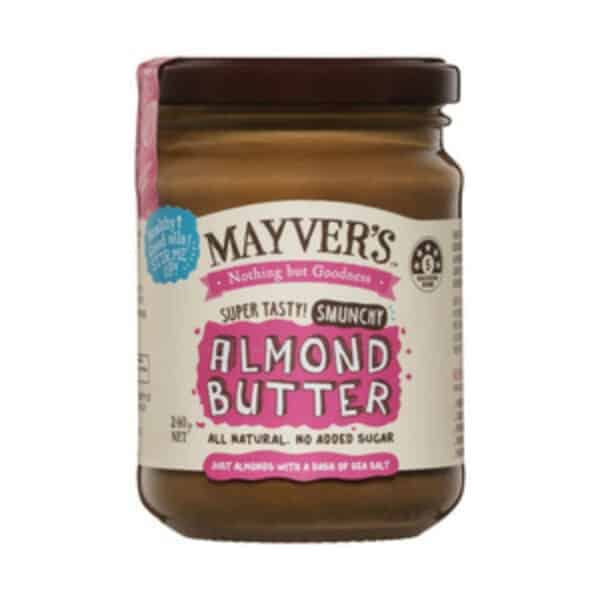 mayvers smunchy almond butter