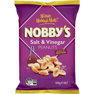 nobby peanuts salt vinegar 350g