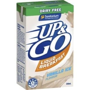 sanitarium upgo dairy free liquid breakfast vanilla ice