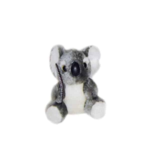 small plush koala with boomerang