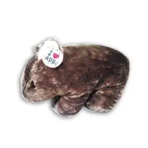 small plush wombat 15cm