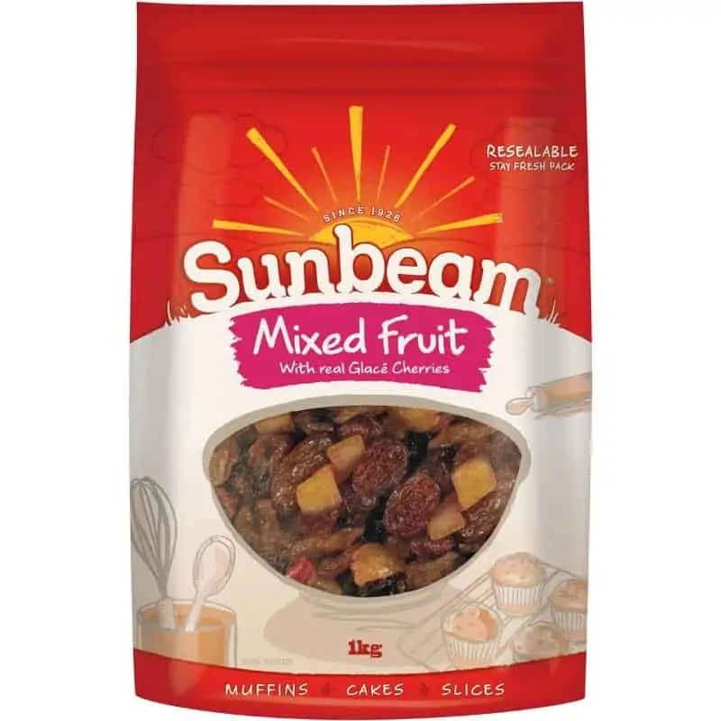 Buy Sunbeam Mixed Fruit 1kg Online, Worldwide Delivery
