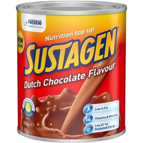 sustagen dutch chocolate flavour 550g