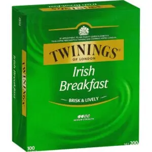 twinings irish breakfast tea bags 100pk 200g