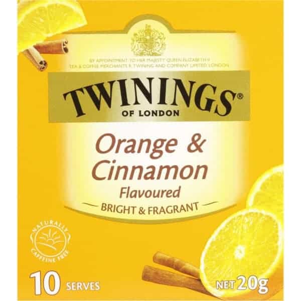 twinings orange cinnamon tea 10pk