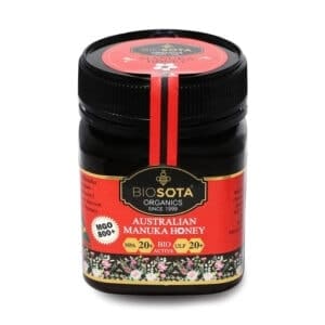 biosota certified organic manuka honey mgo 800 npa 20 250g