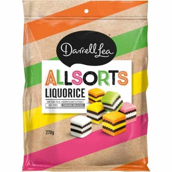 darrell lea liquorice allsorts 270g