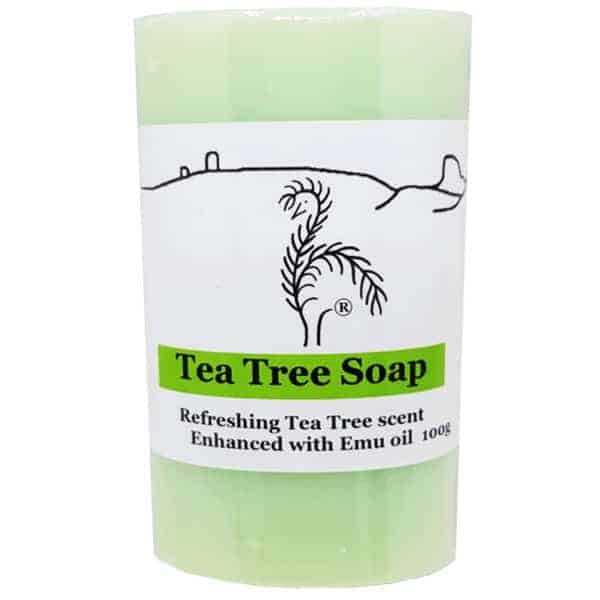 natural emu oil soap tee tree green