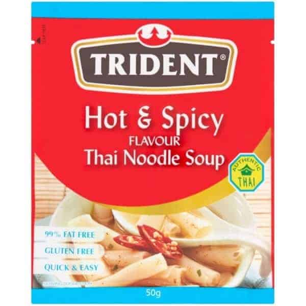 trident hot spicy flavour thai with noodles soup 50g