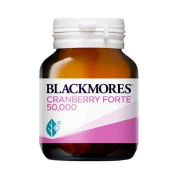 blackmores cranberry forte capsules 50000mg