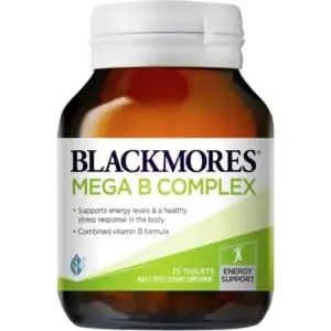 blackmores mega b complex tablets 75 pack
