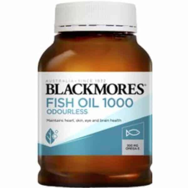 blackmores odourless fish oil capsules